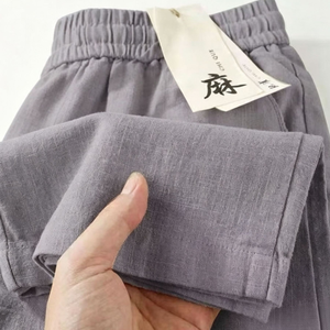 <span class=keywords><strong>Pantaloni</strong></span> a Gamba Larga in Tinta Unita per Donna, Estivi, Sottili, a <span class=keywords><strong>Vita</strong></span> <span class=keywords><strong>Alta</strong></span>, Vestibilità Ampia, Stampa Digitale, Traspiranti, Casual - Product Image 5
