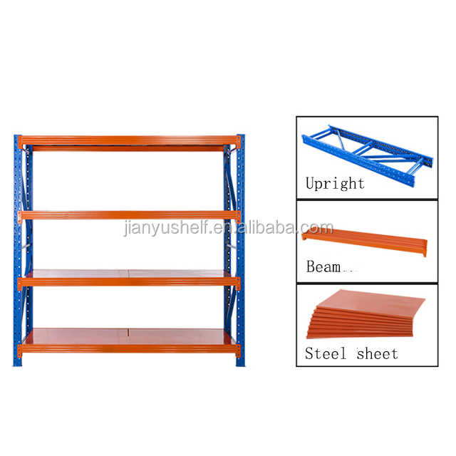 Long Run Garage Racking Warehouse Racking System Light Duty Garage Storage Shelf Rack ...