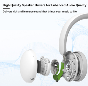 Cao cấp bluetooth Le âm thanh lai Tiếng ồn hoạt động hủy bỏ tai nghe với âm thanh cao cấp và bộ nhớ thoải mái bọt đệm tai - Product Image 4