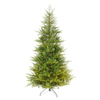 Décorations de Fêtes et de Maison Personnalisées de Haute Qualité Préinstallées en PE/PVC, Arbres de Noël Artificiels
