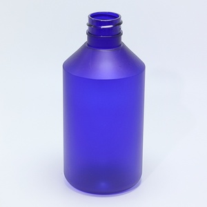 300ml 500ml 10oz 16oz Inclined Shoulder PET <b>Plastic</b> Bottle White Wax Wood Flat <b>Cap</b> Pure Dew Bottle Lotion Cosmetic Toner Bottle - Product Image 2