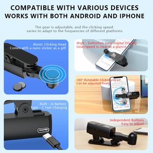 Muestra <span class=keywords><strong>gratis</strong></span> NEEXXT B03 recargable Smart Clicker para la pantalla del teléfono Auto Tapper ajustable teléfono inteligente simulado clic con el dedo - Product Image 5