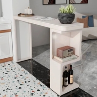 Accueil Balcon contre le mur, Table haute, Table de comptoir de bar simple et facile
