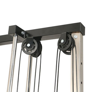 Station de <span class=keywords><strong>musculation</strong></span> murale pour la maison, système de <span class=keywords><strong>poulie</strong></span> double réglable, rack à squats, traction latérale - Product Image 4