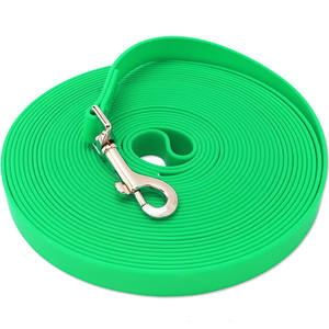 Correa de perro envuelta en <span class=keywords><strong>PVC</strong></span> de lujo, cuerda impermeable para collar de cachorro con cinta adhesiva, estilo clásico y de moda para caminar y entrenar mascotas - Product Image 6