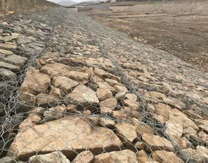 شبكة جابيون مخصصة مغلفة بالغلفنة الساخنة، قفص حجري سداسي منسوج شديد التحمل لتدعيم الأنهار - Product Image 6