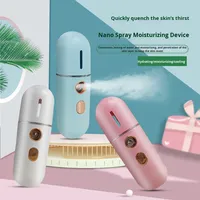 À la mode USB Rechargeable Portable Pulvérisateur De Poche Mini Humidificateur Beauté Dispositif Système D'opération Ionique En Gros Dropshipping