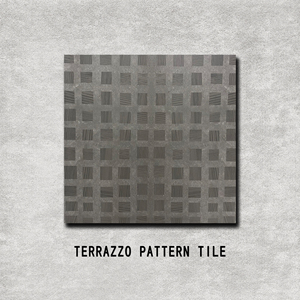 인테리어 장식 테라조 패턴 타일 베스트 셀러 자갈 패턴 사각형 매트 미끄럼 방지 - Product Image 3