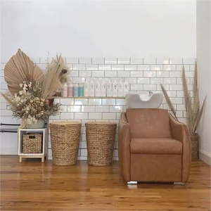 Silla y lavabo para salón de belleza, silla para lavado de cabello y champú - Product Image 4