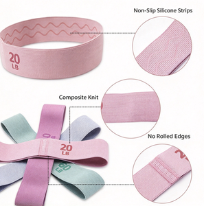 Bandes de Résistance en Boucle pour Fitness, Bandes de Résistance pour Fessiers, Bandes Élastiques en Latex pour Yoga, pour Squats Profonds et Étirements des Hanches - Product Image 4