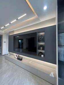 Modern Wooden Custom Bedroom Walk-in <b>Portable</b> Wardrobe Closet Modern Room Cabinet <b>TV</b> <b>Stand</b> - Product Image 5