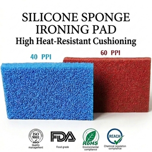 Rouleau d'éponge en silicone perforé, certifié ISO9001 et RoHS, résistant aux hautes températures, pour <span class=keywords><strong>repassage</strong></span> et isolation thermique - Product Image 2