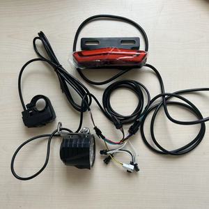 Kit de modificación de bicicleta eléctrica de 48V, botón de interruptor de combinación de señal de giro de freno de Faro de alto brillo para Scooter - Product Image 1