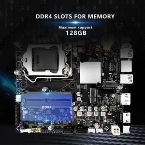 Placa Base Intel H470, <span class=keywords><strong>Socket</strong></span> LGA1200, Compatible con Procesadores de 10.ª/11.ª Generación I3 I5 I7, Canal de Memoria DDR4 Doble, SATA - Product Image 2