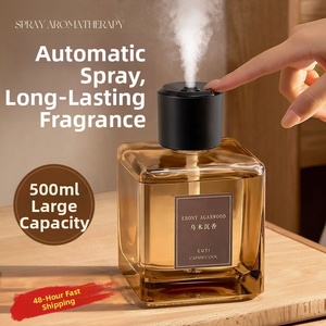 HongYu 500ml Dispenser Parfum Mewah Elektrik Aroma Diffuser Penyegar Udara Semprot Pewangi Ruangan Rumah Diffuser Kabut Humidifier - Product Image 2