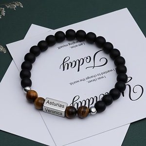 Dropshipping 스테인레스 스틸 팔찌 남성 여성 맞춤 팔찌 패션 보석 - Product Image 4