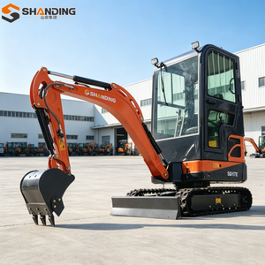 Precio Real, Envío Gratis, Mini Excavadora China de 1.7 Toneladas, Excavadora con Orugas de Goma, Mini Excavadora 360 °   Excavadora rotativa - Product Image 1