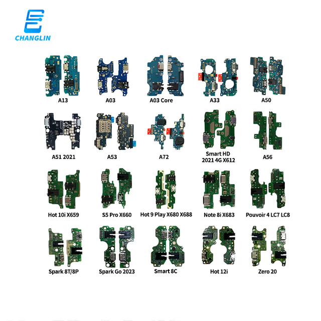Mobile Phone Charging Board Replacement Connector Flex De Carga for Samsung A13 A03 A03 Core A33 A50 A51 2021 A53 A72 A56 Hot10i