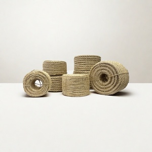 Cuerda de sisal flexible y duradera de alta resistencia Cuerda de fibra suave Corda De Sisal Cuerda barata sin tratar - Product Image 1
