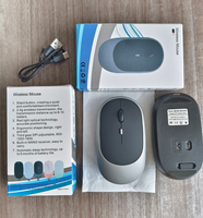 Souris sans fil 2,4 G rechargeable avec récepteur USB pour ordinateur portable et PC – Vente en gros usine