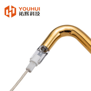 Soporte para Lámpara Infrarroja Youhui, Elemento Calefactor de Cuarzo Chapado en Oro, Calentamiento Rápido, Protección Contra Sobrecalentamiento, Calentador Eléctrico - Product Image 1