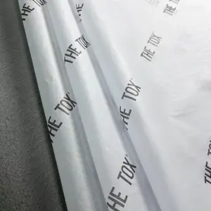 Wholesale Custom Logo Printed Large Size Packaging Tissue Silk Wrapping Paper With Logo for Clothes/Flowers/Gifts