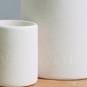 Vasi per Piante in Cemento Bianco e Nero Economici Cinesi, Vasi in Ceramica Dipinti per Fiori - Product Image 5