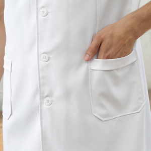 Camici da laboratorio a manica lunga e corta per medici e farmacisti abiti da lavoro pediatri traspiranti da donna camici bianchi - Product Image 4