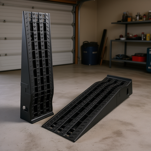 Rampas portátiles de alta resistencia para servicio de automóviles, 2 piezas, capacidad de 13000 lb, altura de elevación de 6.3 pulgadas, para mantenimiento de garajes y cambios de aceite - Product Image 2