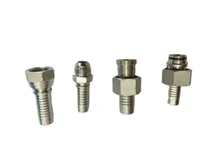 RISING Wholesale Hydraulic Hose Manufacturers Sleeves Stainless Steel Ends Crimp Fitting Fittings Machine For Hydraulic Hoses