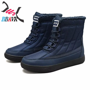 Botas de Nieve y Arena Impermeables para Parejas, Talla Grande, Estilo Cortavientos, Zapatos de Algodón para Invierno y Otoño - Product Image 5