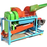 Nouvelle machine à décortiquer et à battre multifonctionnelle entièrement automatique 220V pour maïs, blé, sorgho, soja et millet, pour usage domestique