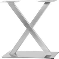 Pieds de table de salle à manger robustes de style mid-century avec installation facile pour la maison, le bureau, la cuisine et le salon