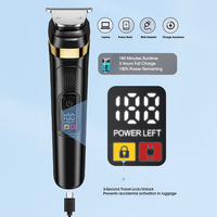 Kit de tondeuse à cheveux 2-en-1 Lanumi HC-0293, lames ultra-résistantes en acier inoxydable, charge rapide USB 1200 mAh, 6000 tr/min, autonomie de 180 minutes, pour homme