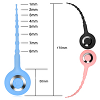 Vibromasseur urétral pour hommes, dilatateurs urétraux, masseur de prostate, plug anal, masturbateur masculin, 8 vitesses, jouets érotiques