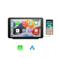 Pantalla de Navegación Portátil Inalámbrica CarPlay de 7 Pulgadas, Cámara para Auto con Pantalla CarPlay Integrada