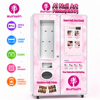 Distributeur automatique de vernis à ongles commercial, kiosque de beauté en libre-service avec système d'opération et de paiement automatiques