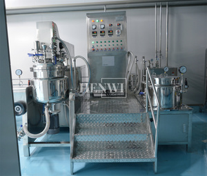 Henwi 100-500 lít nhà máy Đường xi-rô trộn Máy sưởi ấm chân không Máy làm SUS ong sáp sản xuất máy - Product Image 5