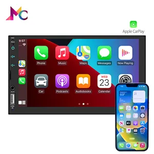 Carplay Android auto Universal Big Amplifier 7 inch Touch Screen Radio System Player 2din 2 din B T Double din Car Stereo
