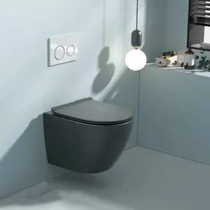 Vente directe d'usine maison de style occidental appareils sanitaires muraux p piège cuvette de toilette suspendue au mur en céramique sans monture