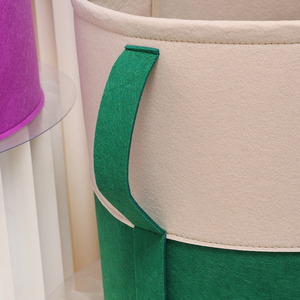 Panier <span class=keywords><strong>de</strong></span> rangement pliable en feutre écologique, grande capacité, épaissi, pour la maison et le salon (vente en gros) - Product Image 6