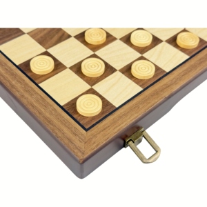 Juego de Mesa 2 en 1 de Madera Premium en Oferta, Ajedrez y Damas, Juego de Regalo para el Desarrollo de la Inteligencia y la Educación Temprana de los Niños - Product Image 6