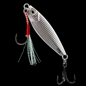 Leurre flottant en alliage <span class=keywords><strong>de</strong></span> <span class=keywords><strong>zinc</strong></span> avec triple hameçon renforcé pour lancer longue distance depuis le rivage, appât artificiel dur pour la pêche au Spanish Bonito - Product Image 6