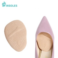 Semelles épaissies antidérapantes pour le devant du pied, pour femmes, talons hauts, soulagement de la douleur, coussinets en gel de silicone