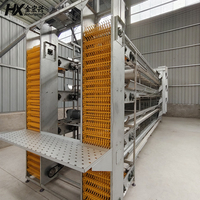 Vente Flash : Cage Automatisée pour Poules Pondeuses – Équipement d'Élevage Avicole – Cage en Batterie pour Ferme Avicole