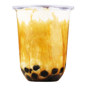 Gobelets en plastique jetables personnalisés de 360 ml en PET PP, avec couvercle en forme de U transparent, pour boissons froides, café glacé, jus, <span class=keywords><strong>bubble</strong></span> <span class=keywords><strong>tea</strong></span> - Product Image 3