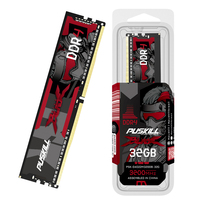 PUSKILL Desktop RAM DDR4 16GB 32GB 2666MHz 3200MHz CL19 UDIMM Unbuffered High Compatibility Low Latency Desktop Memory Module