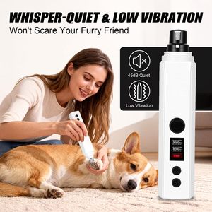 Cortauñas para mascotas con lámpara LED, cortador de uñas para gatos, bajo nivel de ruido, limpiador de patas portátil, accesorios para perros, venta al por mayor - Product Image 6
