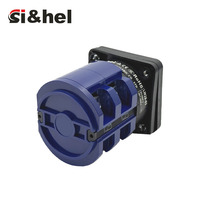 Interrupteur rotatif à came 3 positions 2P 63A 660V, contacts en plastique argenté, pour panneau de commande industriel, interrupteur de coupure pour divers instruments