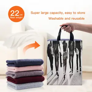 KAISEN Custom Promotional Supermarket Foldable Shopping Tote Bag Laminated Heavy Duty Shopping Pp Non Woven Bag